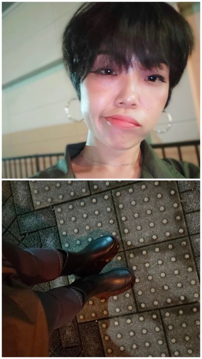 長靴をお洒落にはいてこそ✊✨